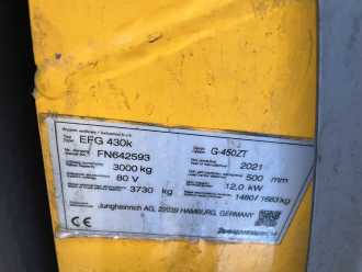 Gabelstapler gebraucht JUNGHEINRICH EFG430k ELEKTRO VIERRADFRONTSTAPLER (13070462)