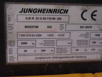 Gabelstapler gebraucht JUNGHEINRICH EJE-R22G20-115-50 ELEKTRO NIEDERHUBWAGENDEICHSEL (13061214)
