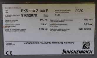 Gabelstapler gebraucht JUNGHEINRICH EKS 110 Z 100E ELEKTRO HOCHHUBKOMMISSIONIERER (13051836)