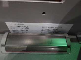 Gabelstapler gebraucht JUNGHEINRICH ERD 120 Li FP 119 GAB 201 ZT ELEKTRO HOCHHUBWAGENFAHRERSTAND (12984875)