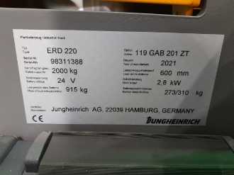 Gabelstapler gebraucht JUNGHEINRICH ERD 220 FP 119 GAB 201 ZT ELEKTRO HOCHHUBWAGENFAHRERSTAND (12984906)