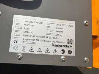 Gabelstapler gebraucht JUNGHEINRICH ERE 225 Baujahr 2019 Akku 2019 Gabellänge 1150 ELEKTRO NIEDERHUBKOMMISSIONIERER (13031684)