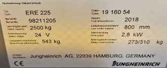 Gabelstapler gebraucht JUNGHEINRICH ERE 225 FP 160-54 ELEKTRO NIEDERHUBWAGENFAHRERSTAND (13074051)