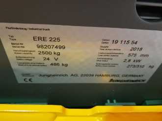 Gabelstapler gebraucht JUNGHEINRICH ERE 225 LP 19 115-54 ELEKTRO NIEDERHUBWAGENFAHRERSTAND (13024935)