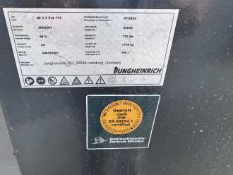 Gabelstapler gebraucht JUNGHEINRICH ETV C 16 Baujahr 2017 / / Akku 2024 / HH 5,9M/ TOP CONDITION ELEKTRO SCHUBMASTSTAPLER (13068330)