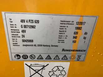 Gabelstapler gebraucht JUNGHEINRICH ETV C 16 Baujahr 2017 /Stunden 919 / HH 5,72M/ TOP CONDITION ELEKTRO SCHUBMASTSTAPLER (13071047)