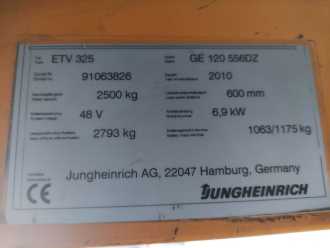 Gabelstapler gebraucht JUNGHEINRICH ETV325 ELEKTRO SCHUBMASTSTAPLER (13055824)
