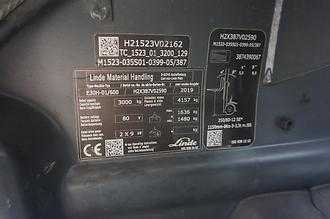 Gabelstapler gebraucht LINDE E 30H-01/600 - 2019er ELEKTRO VIERRADFRONTSTAPLER (13065888)