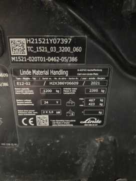 Gabelstapler gebraucht LINDE E12-386-02 ELEKTRO DREIRADFRONTSTAPLER (13069143)