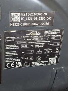 Gabelstapler gebraucht LINDE E16-386-01 ELEKTRO VIERRADFRONTSTAPLER (13075582)