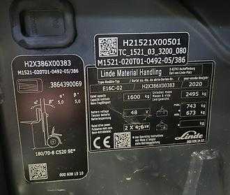 Gabelstapler gebraucht LINDE E16C - 386 ELEKTRO DREIRADFRONTSTAPLER (13069138)