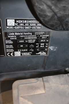 Gabelstapler gebraucht LINDE E18-386-02 ELEKTRO DREIRADFRONTSTAPLER (13034183)