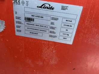 Gabelstapler gebraucht LINDE E25-01 ELEKTRO VIERRADFRONTSTAPLER (13025039)