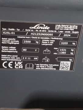 Gabelstapler gebraucht LINDE E25L-1252-01 ELEKTRO VIERRADFRONTSTAPLER (13036508)
