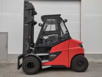 Gabelstapler gebraucht LINDE E80-01-1279 ELEKTRO VIERRADFRONTSTAPLER (13010035) backdrop