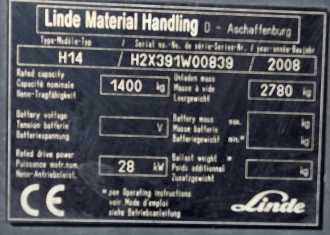 Gabelstapler gebraucht LINDE H 14 T WEITERE WEITERE (13052669)