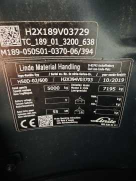 Gabelstapler gebraucht LINDE H 50 D-02/600 EVO 3B Kabine STVO Klima ZVG DIESEL VIERRADFRONTSTAPLER (13036794)