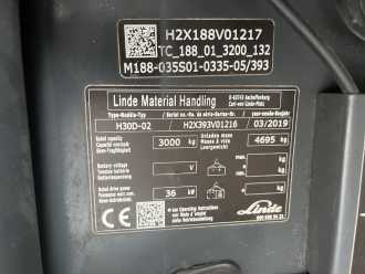 Gabelstapler gebraucht LINDE H30D-02 DIESEL VIERRADFRONTSTAPLER (13042978)