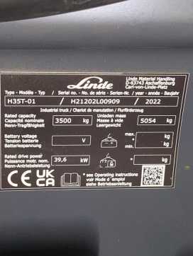 Gabelstapler gebraucht LINDE H35T-1202-01 GAS VIERRADFRONTSTAPLER (13071818)