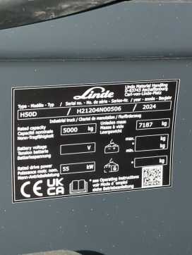 Gabelstapler gebraucht LINDE H50D-1204-01 DIESEL VIERRADFRONTSTAPLER (13070155)