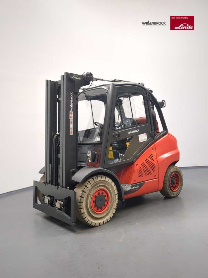 Gabelstapler gebraucht LINDE H50T-394-02 GAS VIERRADFRONTSTAPLER (13014085)