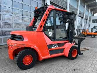 Gabelstapler gebraucht LINDE H80D-03 /900 / 4,5m / 4.043h / Verstellgerät SS DIESEL VIERRADFRONTSTAPLER (13038807)