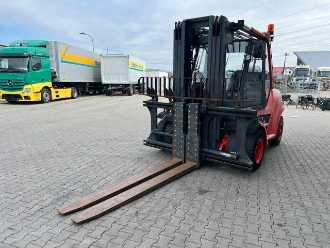Gabelstapler gebraucht LINDE H80D-03 /900 / 4,5m / 4.043h / Verstellgerät SS DIESEL VIERRADFRONTSTAPLER (13038807)