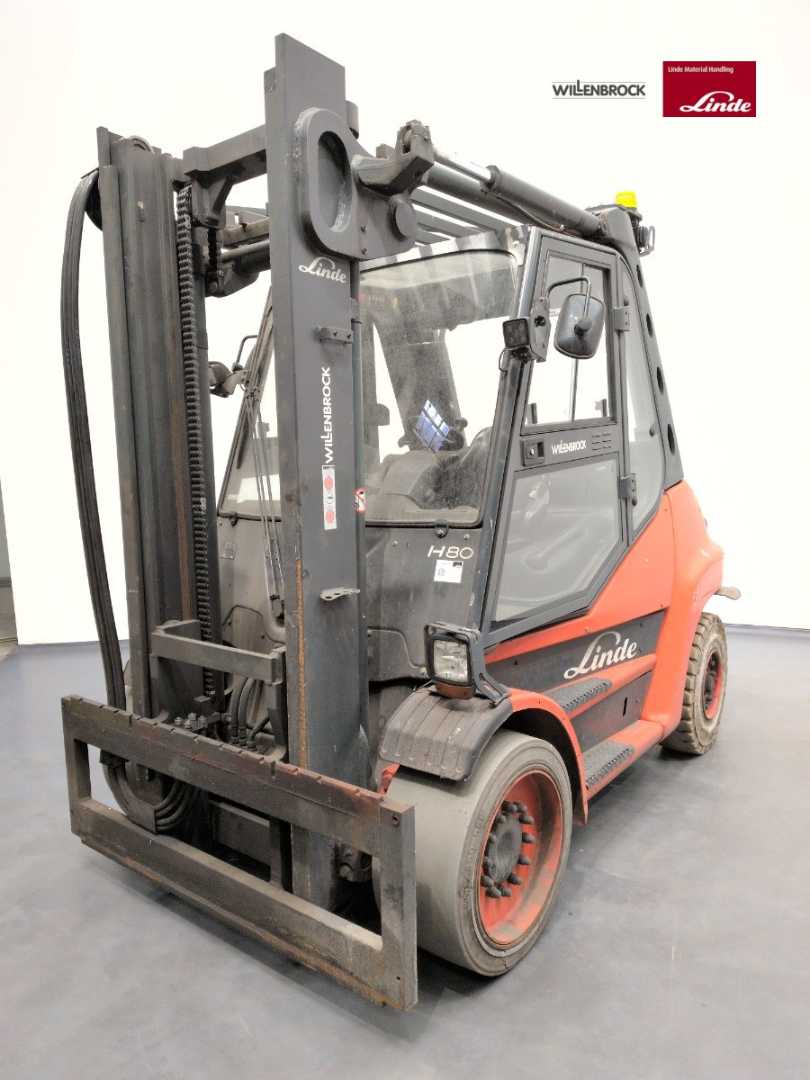 Gabelstapler gebraucht LINDE H80D-396-02 DIESEL VIERRADFRONTSTAPLER (13040421)