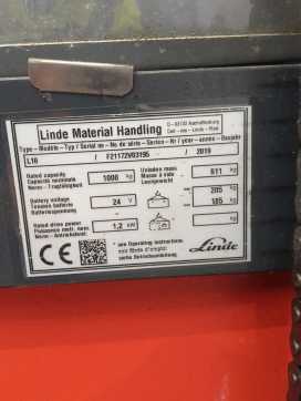 Gabelstapler gebraucht LINDE L10-1172-01 ELEKTRO HOCHHUBWAGENDEICHSEL (13056421)