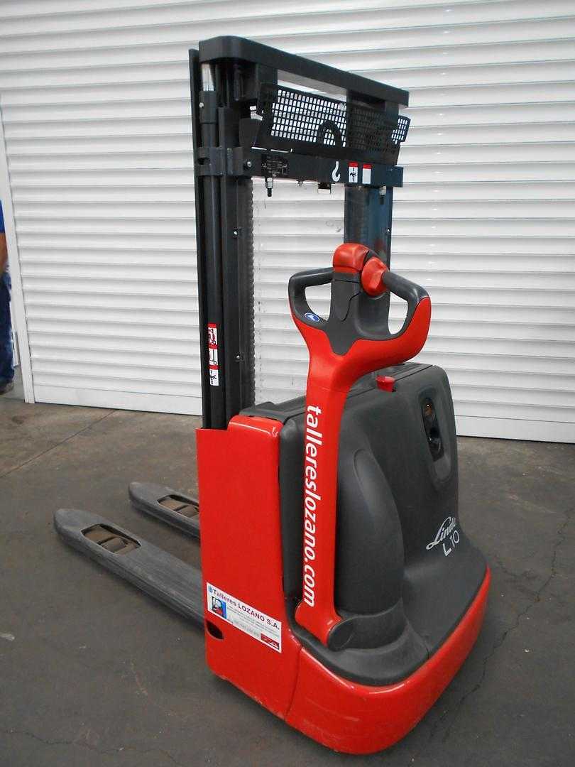 Gabelstapler gebraucht LINDE L10 ELEKTRO HOCHHUBWAGENDEICHSEL (12416230)