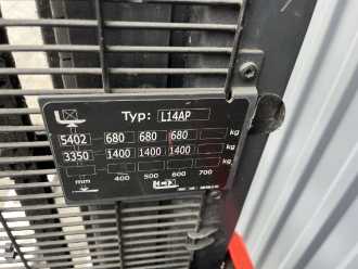 Gabelstapler gebraucht LINDE L14AP ELEKTRO HOCHHUBWAGENFAHRERSTAND (13045037)