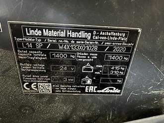 Gabelstapler gebraucht LINDE L14SP ELEKTRO HOCHHUBWAGENFAHRERSTAND (13070430)