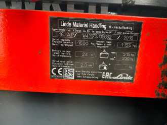 Gabelstapler gebraucht LINDE L16 AP-I ELEKTRO HOCHHUBWAGENDEICHSEL (13041407)