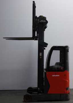 Gabelstapler gebraucht LINDE R 14 1120 ELEKTRO SCHUBMASTSTAPLER (13045234)