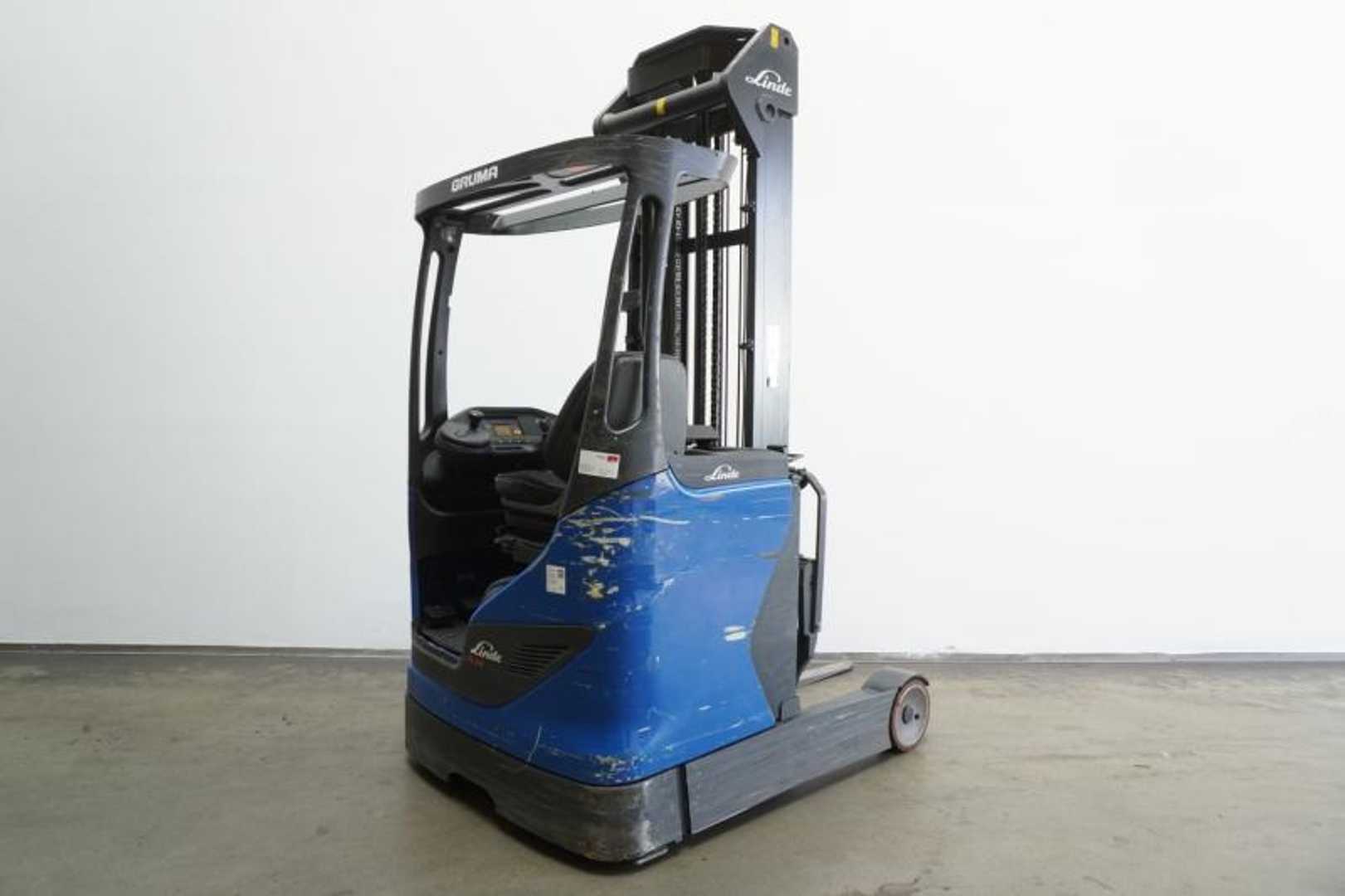 Gabelstapler gebraucht LINDE R 14 1120 ELEKTRO SCHUBMASTSTAPLER (13059503)
