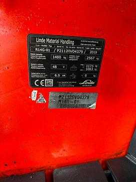 Gabelstapler gebraucht LINDE R 14 G ELEKTRO SCHUBMASTSTAPLER (13064268)
