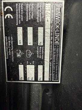 Gabelstapler gebraucht LINDE R 14G-01 - 2017er ELEKTRO SCHUBMASTSTAPLER (13042509)