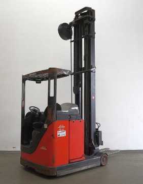 Gabelstapler gebraucht LINDE R 16 113 ELEKTRO SCHUBMASTSTAPLER (12972550) backdrop