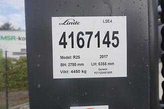 Gabelstapler gebraucht LINDE R 25-01 - Nur 3.971 Stunden ELEKTRO SCHUBMASTSTAPLER (13064805)