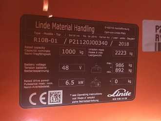 Gabelstapler gebraucht LINDE R10B ELEKTRO SCHUBMASTSTAPLER (12895728)