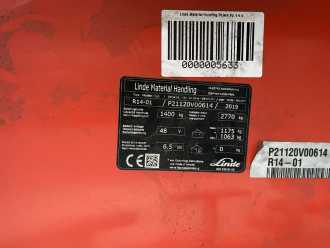 Gabelstapler gebraucht LINDE R14-01 ELEKTRO SCHUBMASTSTAPLER (13070218)