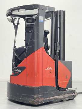 Gabelstapler gebraucht LINDE R14X-03-116 ELEKTRO SCHUBMASTSTAPLER (13063755) backdrop