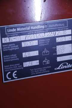Gabelstapler gebraucht LINDE R16-1120-01 ELEKTRO SCHUBMASTSTAPLER (13034184)
