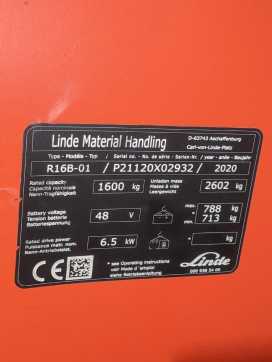 Gabelstapler gebraucht LINDE R16B-1120-01 ELEKTRO SCHUBMASTSTAPLER (13041781)