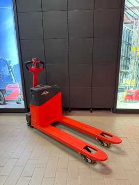 Gabelstapler gebraucht LINDE T 14B ELEKTRO NIEDERHUBWAGENDEICHSEL (13073581) backdrop