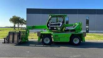 Gabelstapler gebraucht MERLO Roto 40.16 - 2019er - Viel Zubehör DIESEL TELESKOPARMSTAPLER (13074350) backdrop