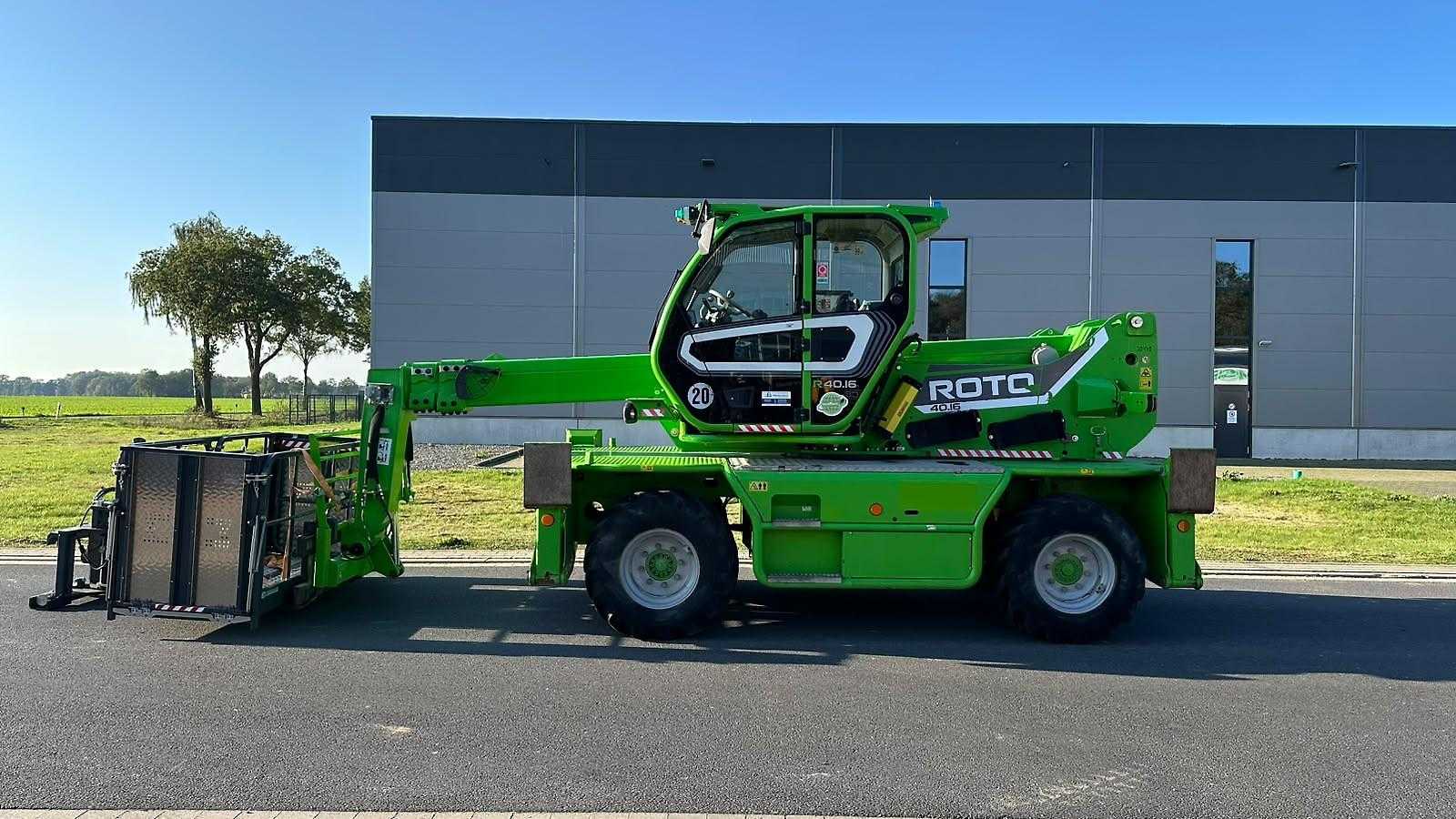 Gabelstapler gebraucht MERLO Roto 40.16 - 2019er - Viel Zubehör DIESEL TELESKOPARMSTAPLER (13074350)