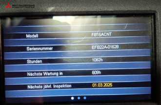 Gabelstapler gebraucht MITSUBISHI FB 16 ACNT ELEKTRO DREIRADFRONTSTAPLER (13052527)