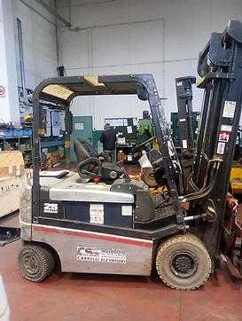Gabelstapler gebraucht NISSAN QX25 ELEKTRO VIERRADFRONTSTAPLER (13013920)