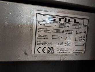 Gabelstapler gebraucht STILL EXV 16 ELEKTRO HOCHHUBWAGENDEICHSEL (13025814)